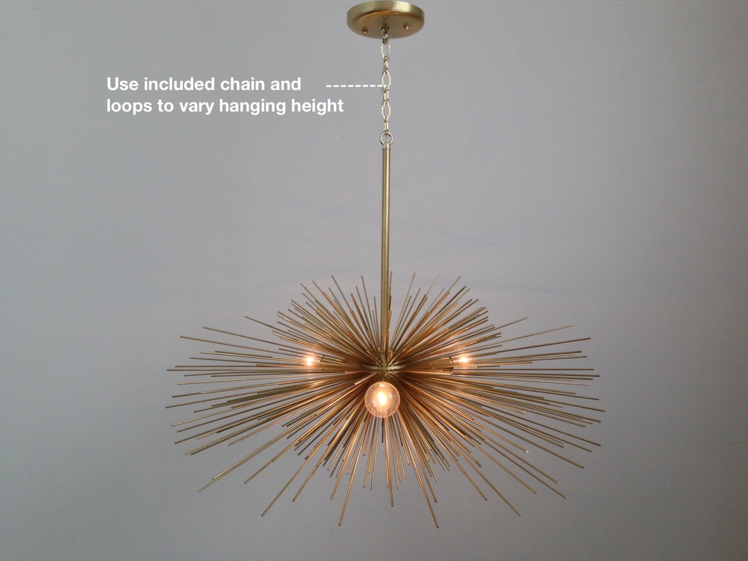 Chain hung 2024 pendant light