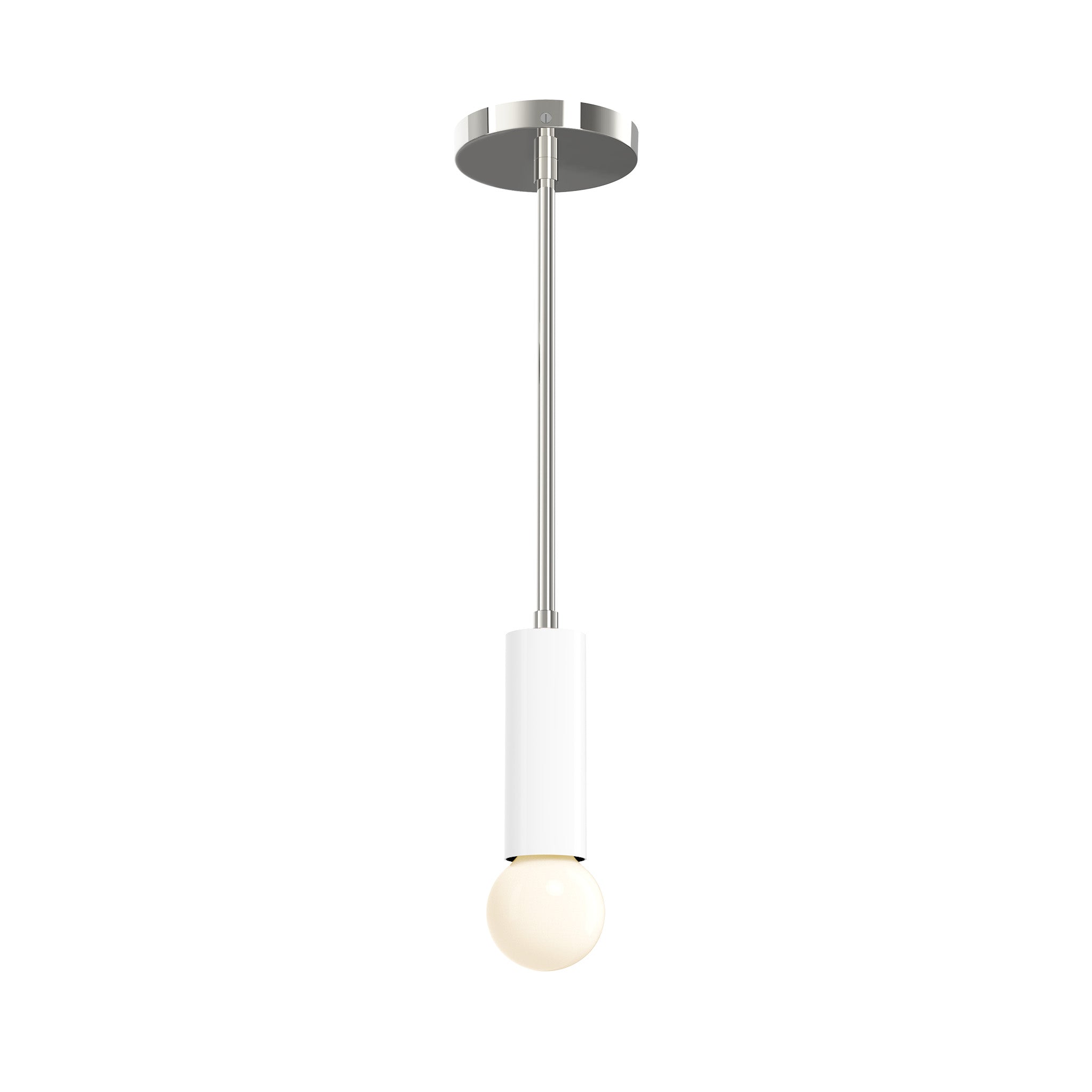 nickel white color eureka pendant dutton brown lighting