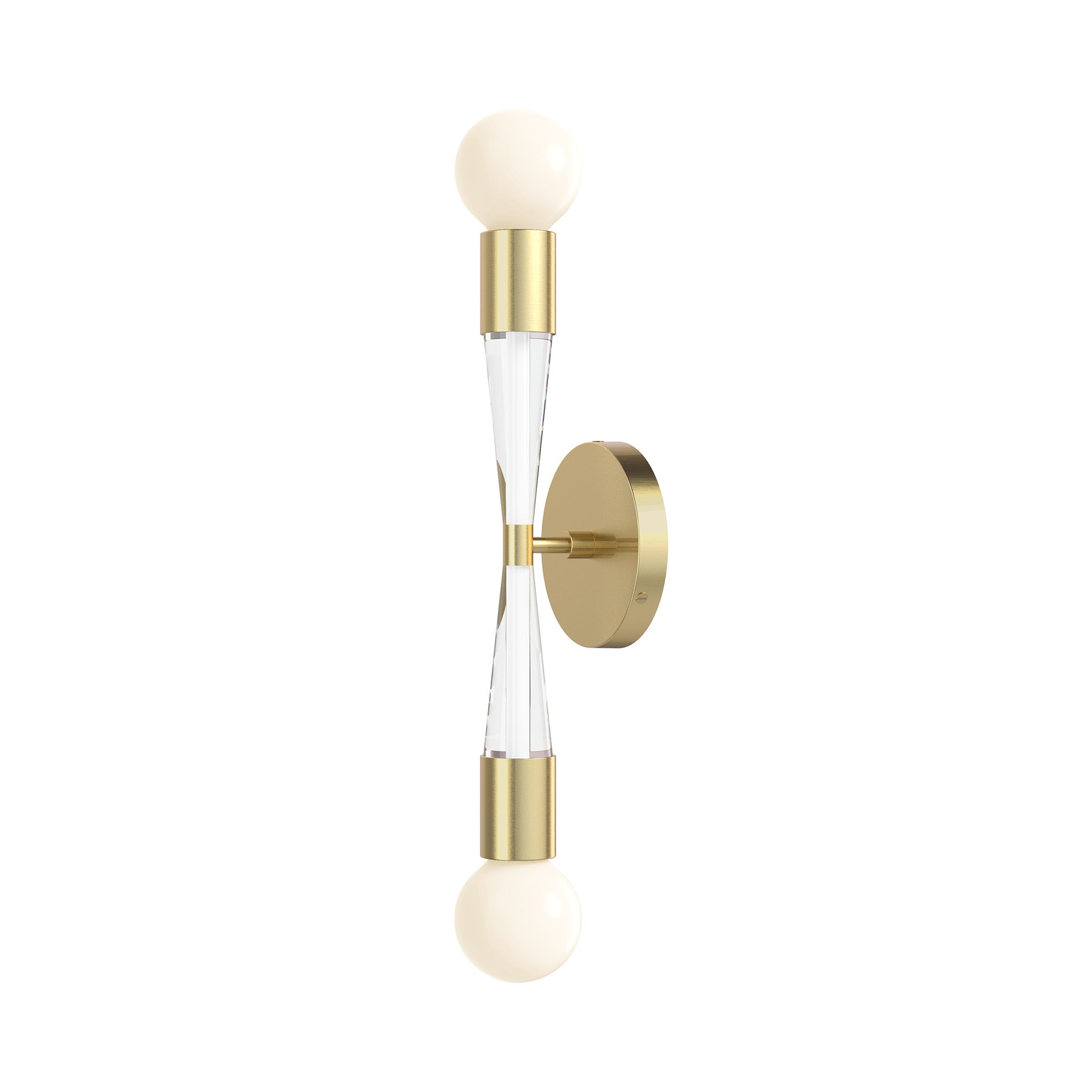 brass white color phoenix sconce dutton brown lighting