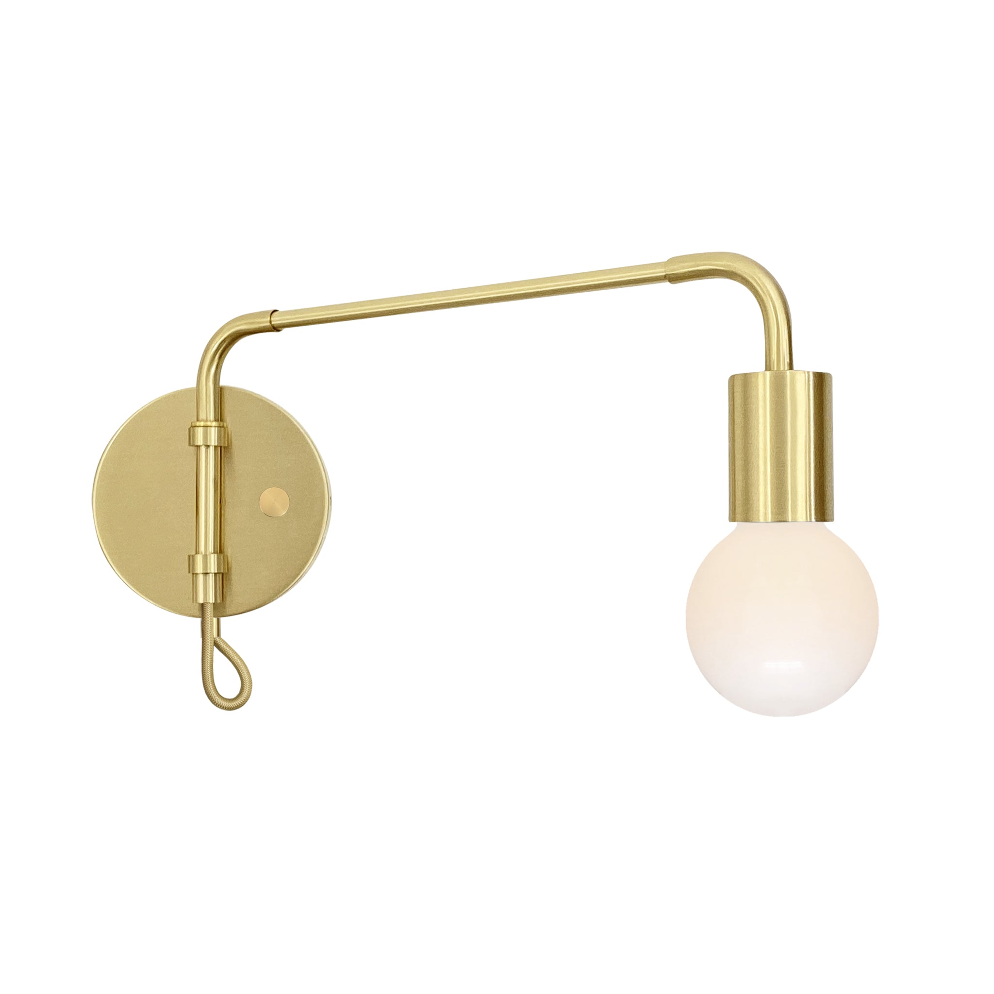 Brass Sway sconce Dutton Brown lighting