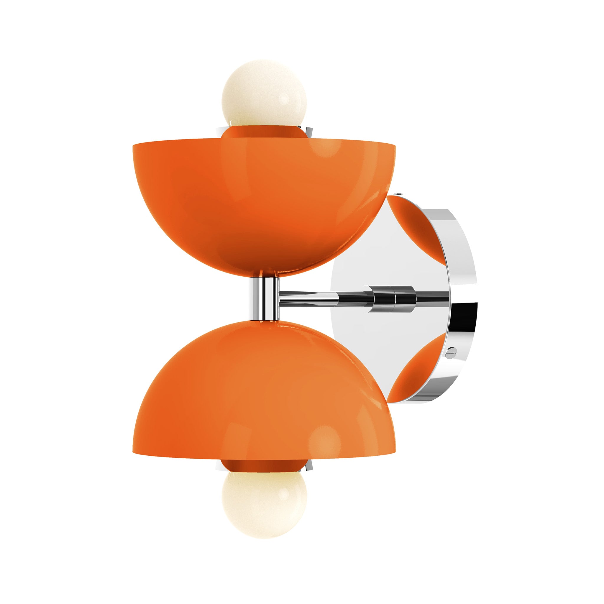 nickel orange color amigo sconce dutton brown lighting