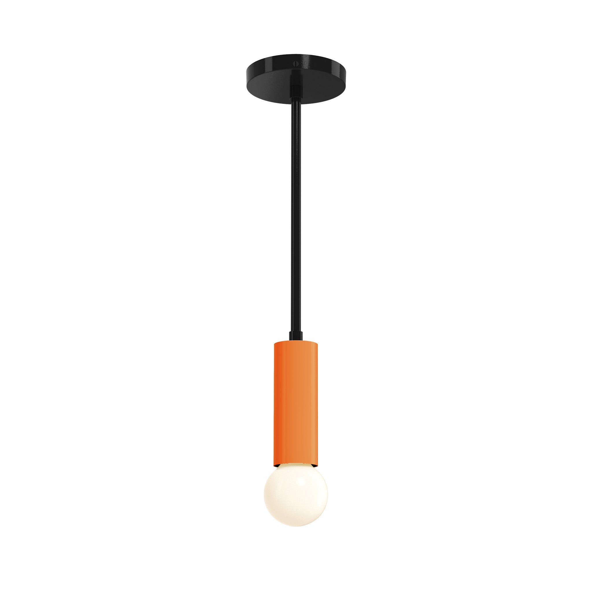 black orange color eureka pendant dutton brown lighting