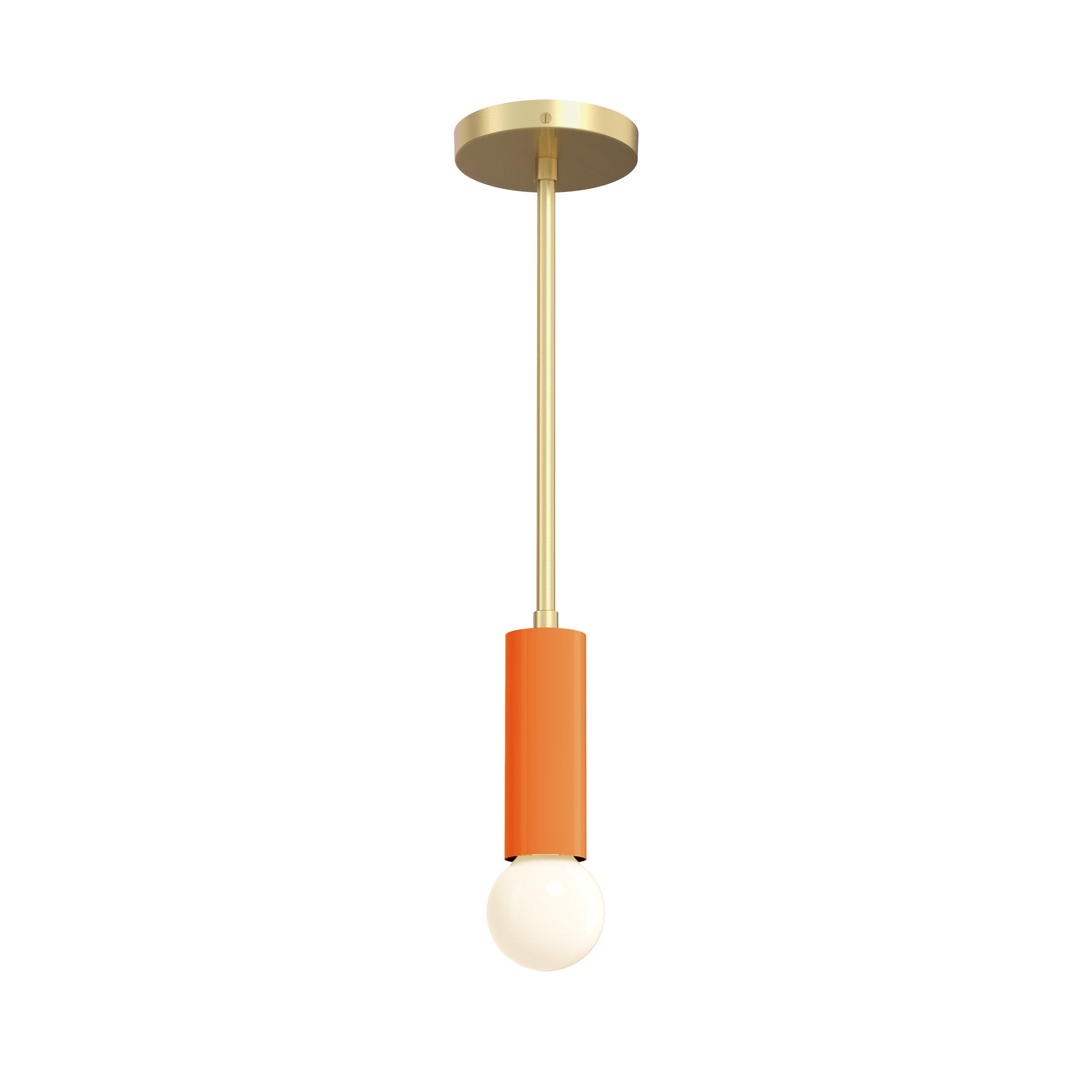 brass orange color eureka pendant dutton brown lighting