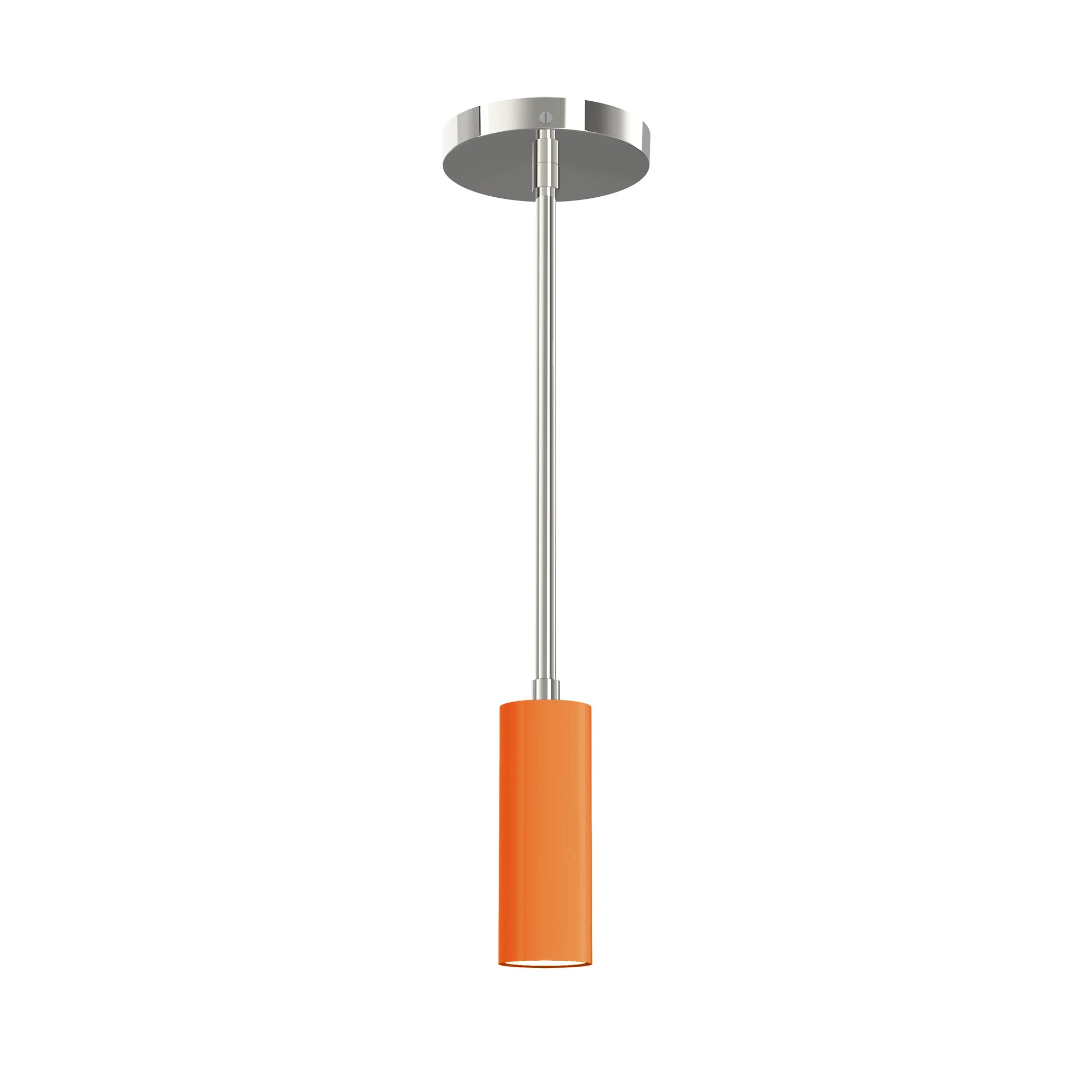 nickel orange color reader pendant dutton brown lighting