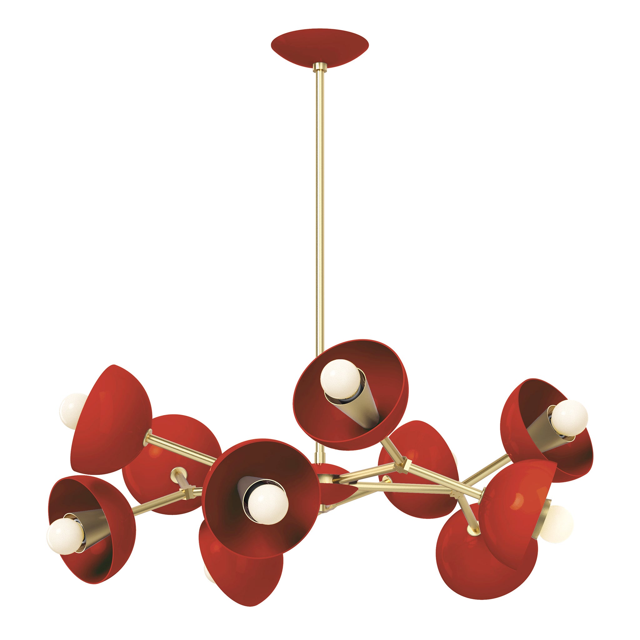 Burgundy Sunset Chandelier Dangles store (Alternating Colors)