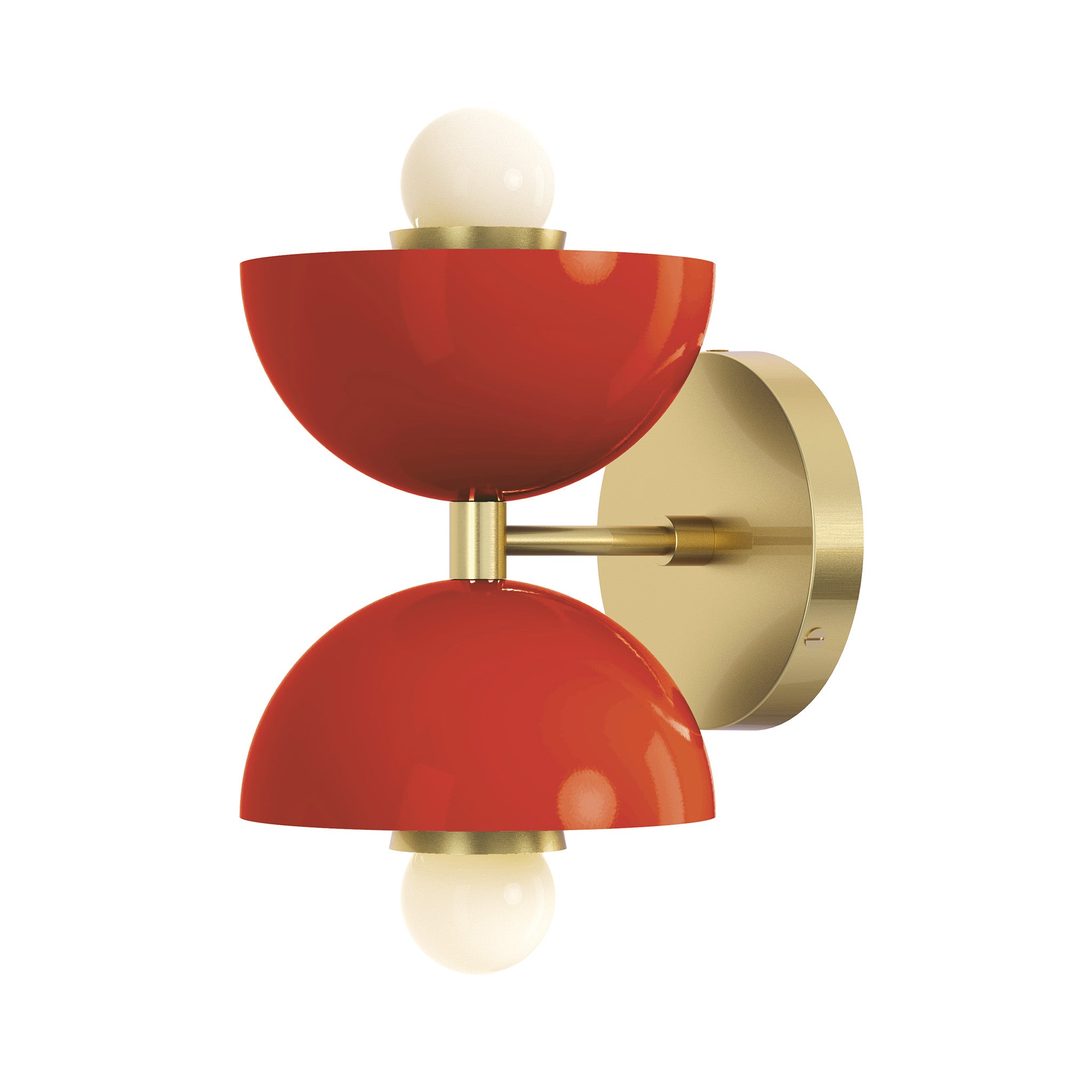 brass riding hood red color amigo sconce dutton brown lighting