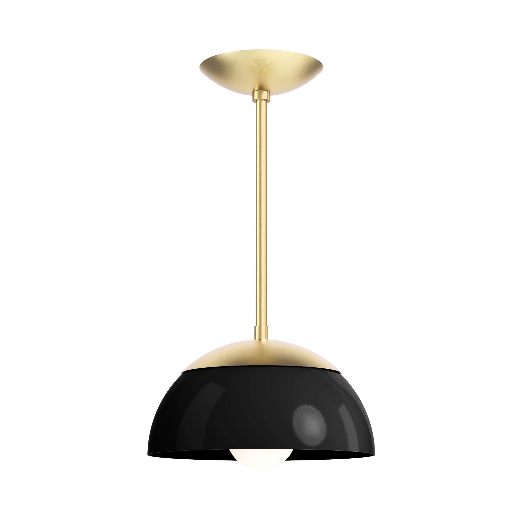 brass black color cadbury pendant 10" dutton brown lighting 