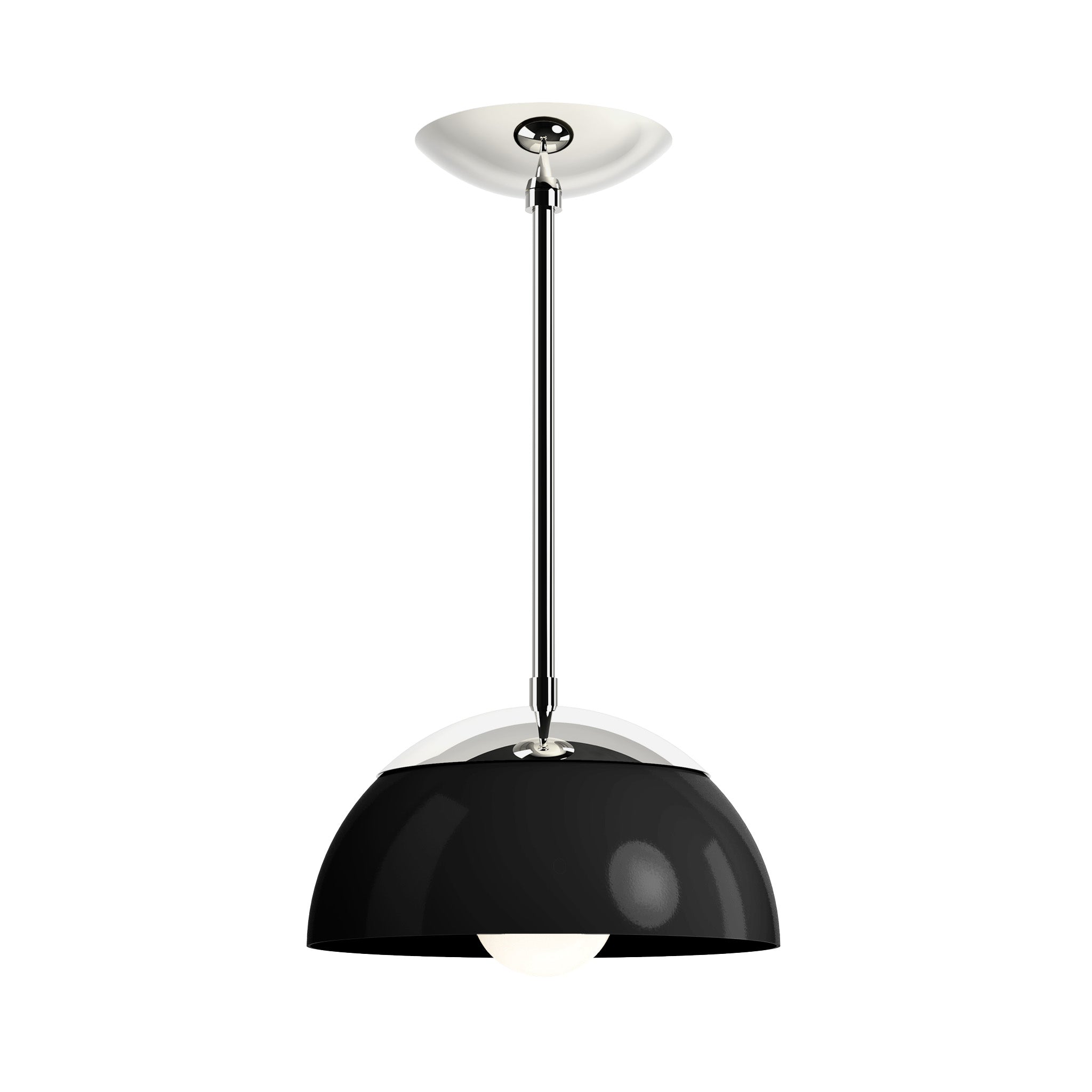 nickel black color cadbury pendant 10" dutton brown lighting 