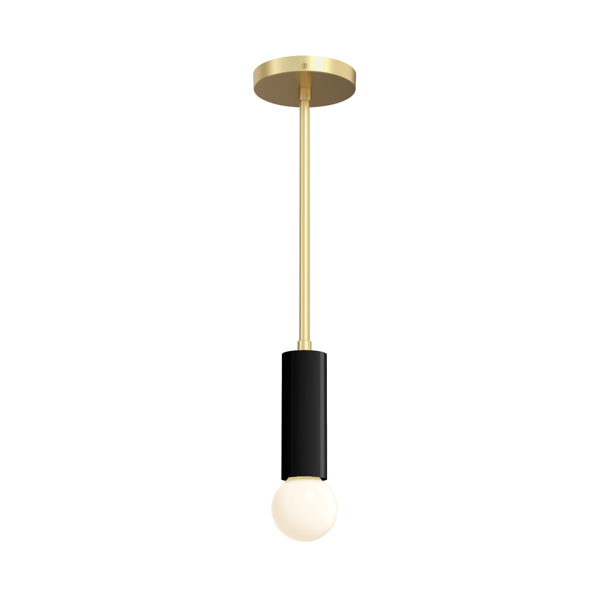 brass black color eureka pendant dutton brown lighting