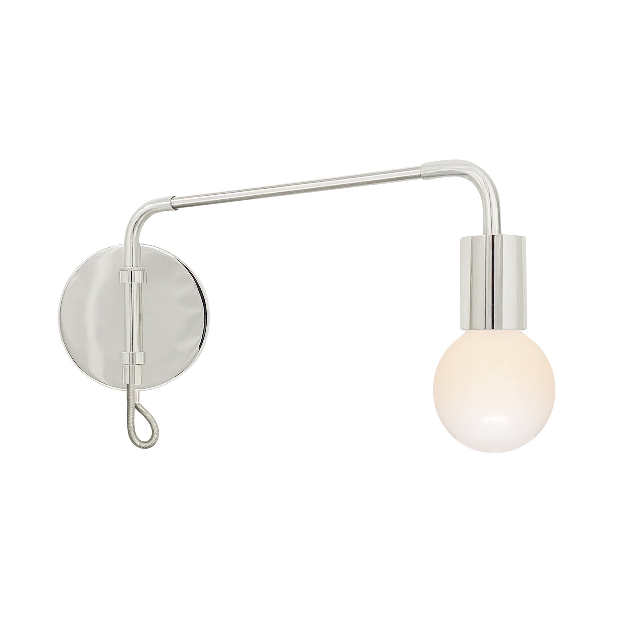 Nickel Sway sconce Dutton Brown lighting