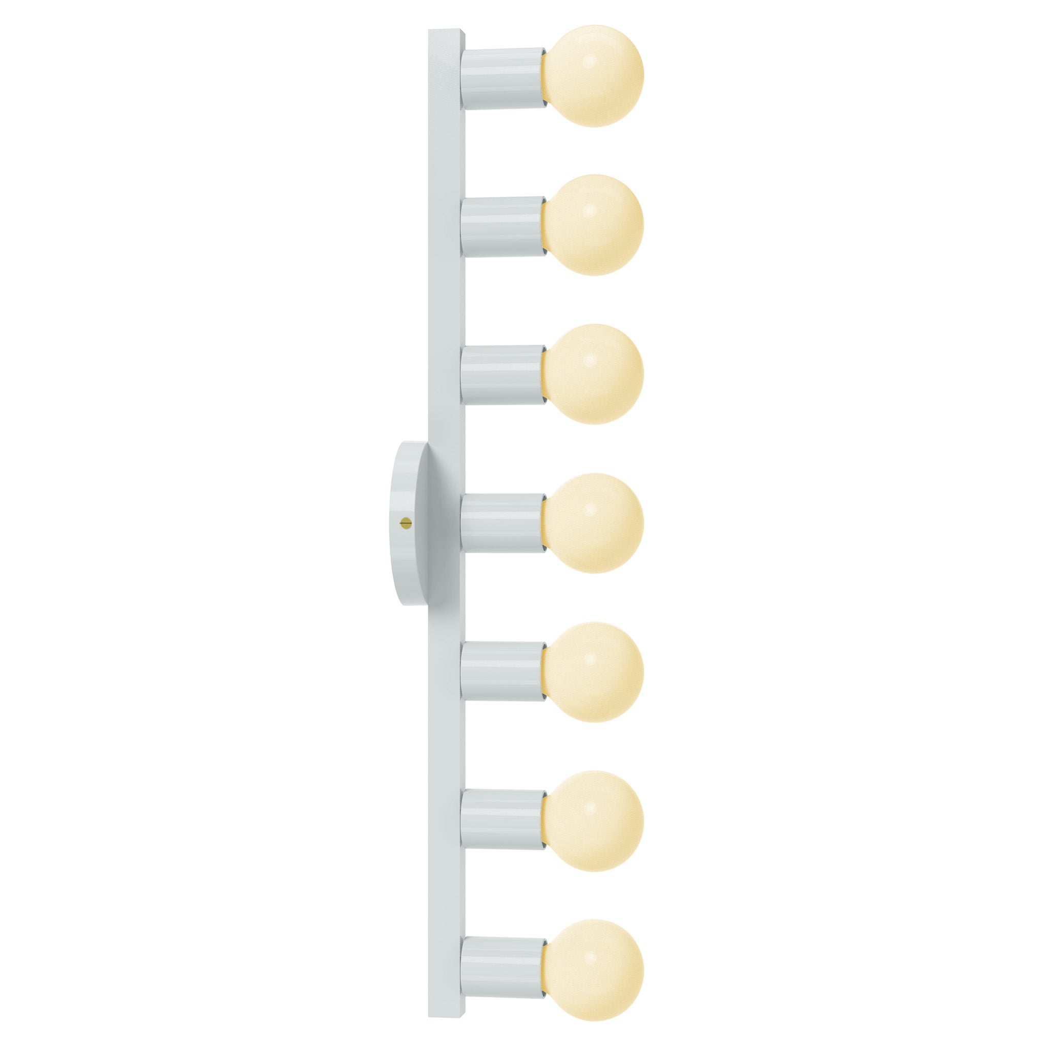 brass and chalk vogue 7 color sconce dutton brown lighting