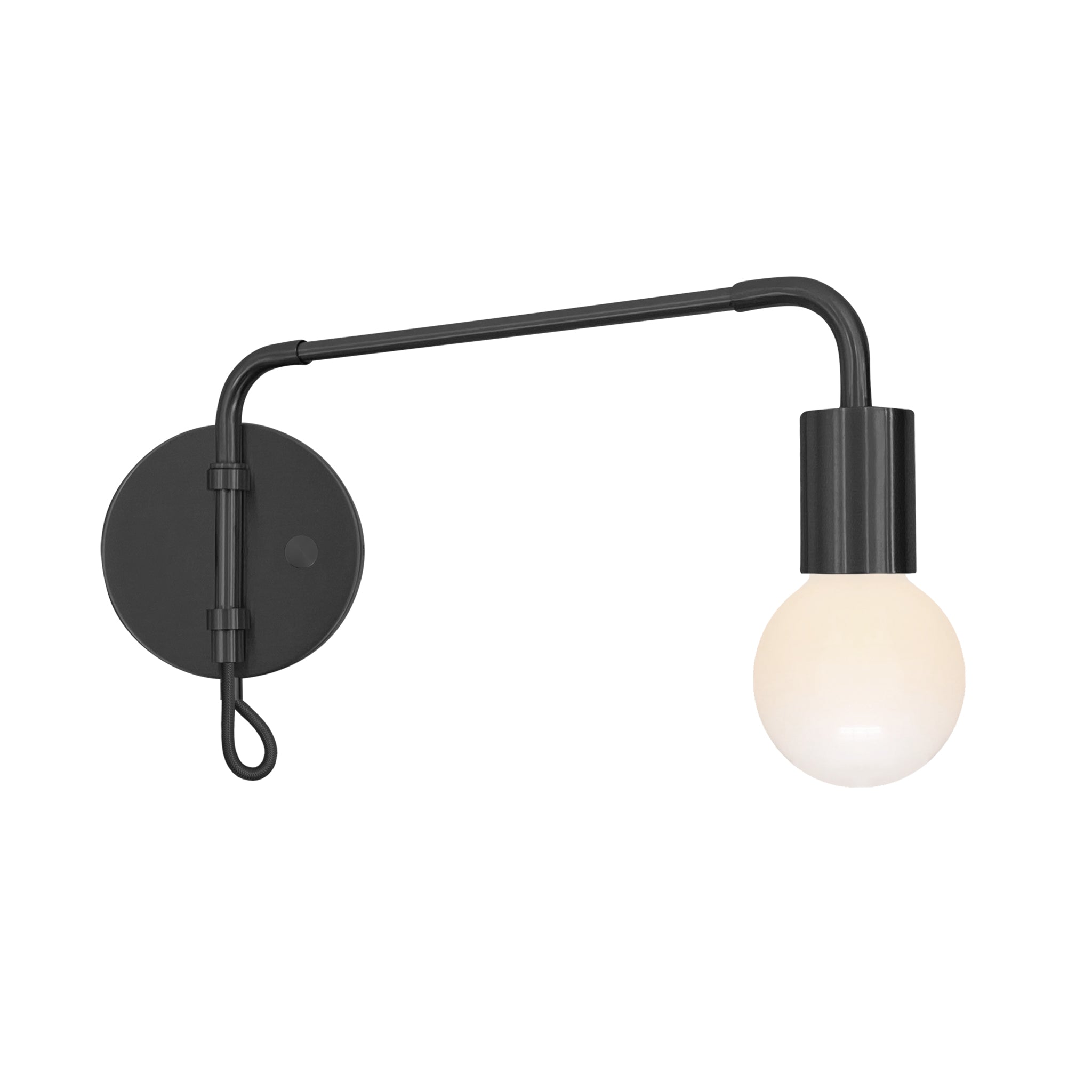 Black Sway sconce Dutton Brown lighting