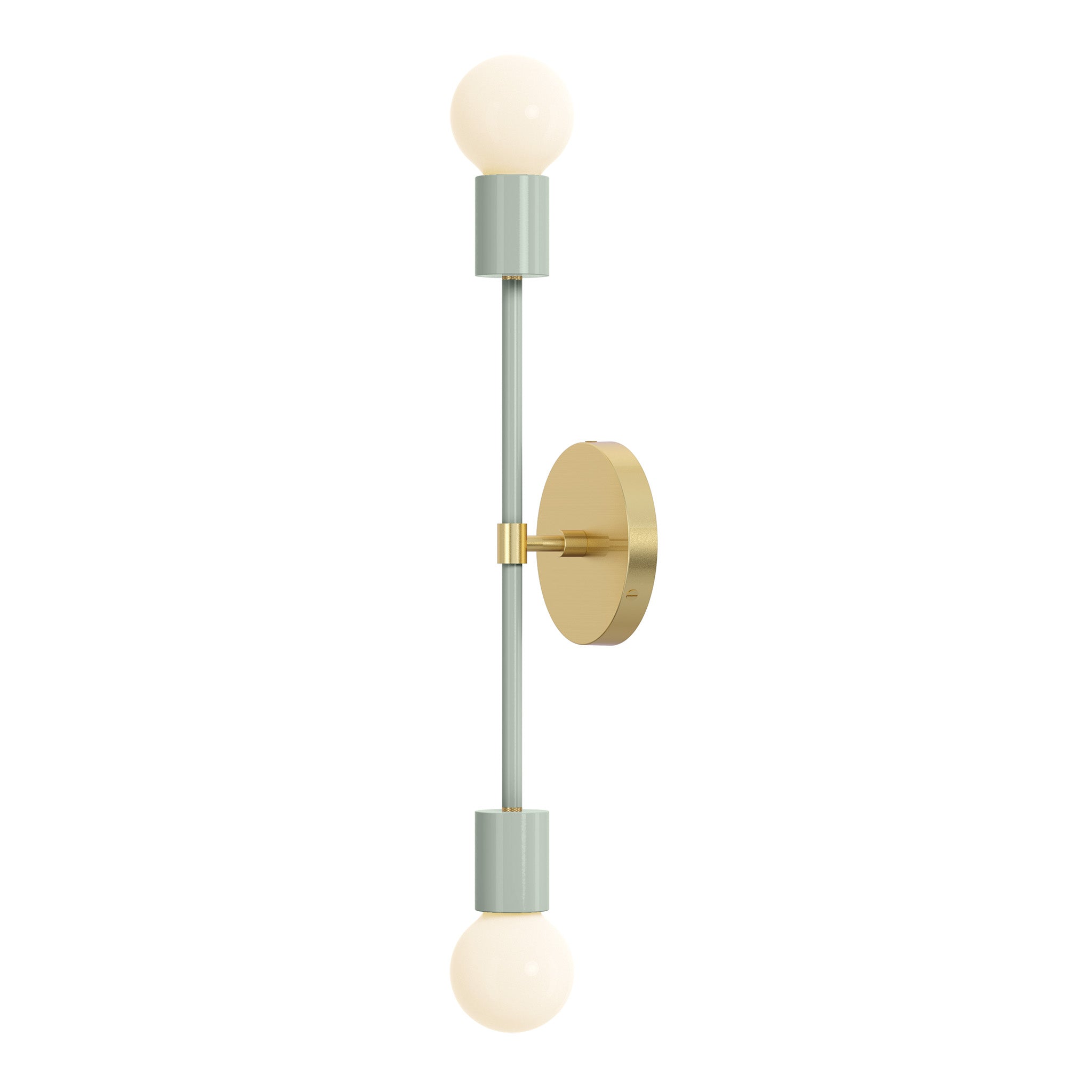 brass spa color scepter sconce 18" dutton brown lighting