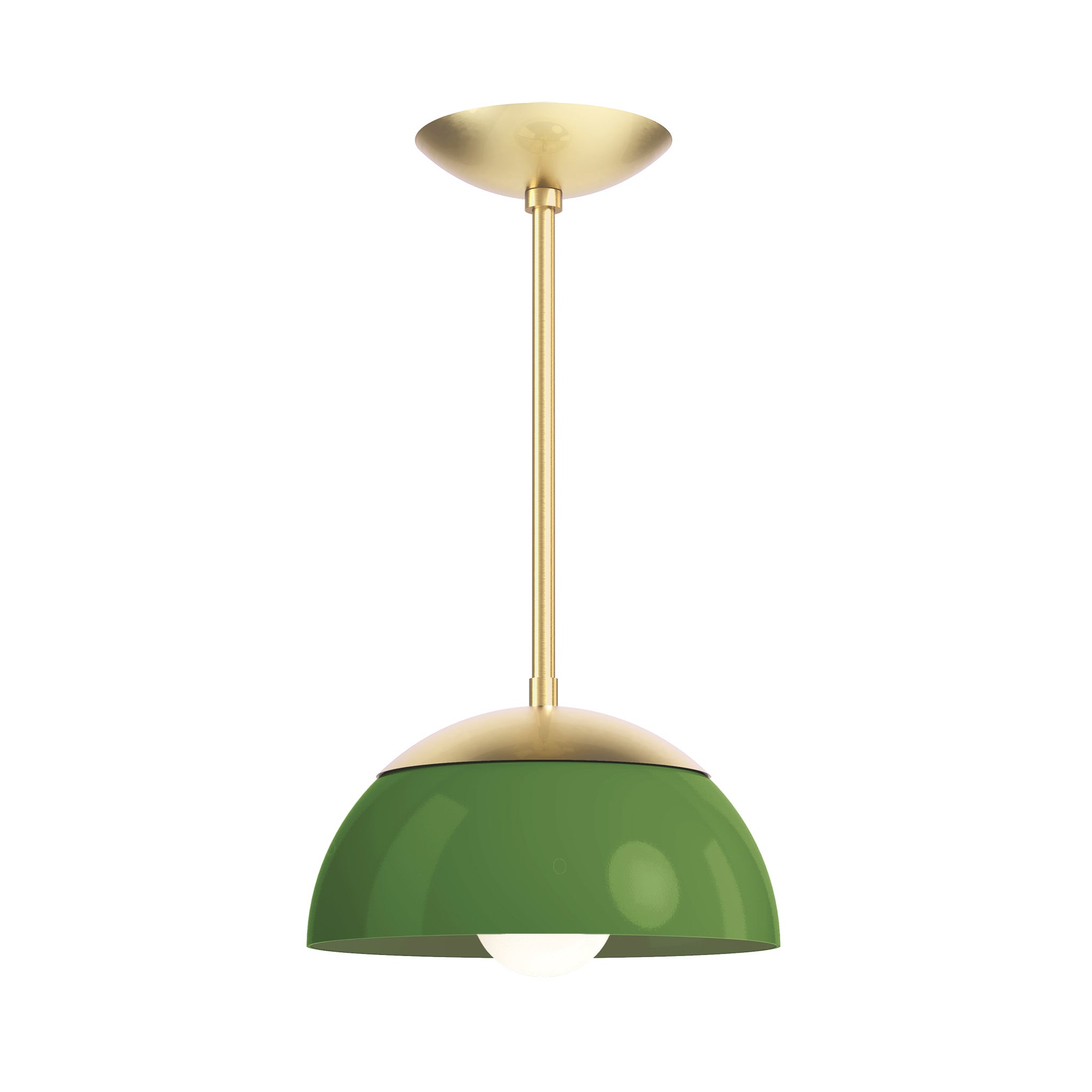 brass python green color cadbury pendant 10" dutton brown lighting