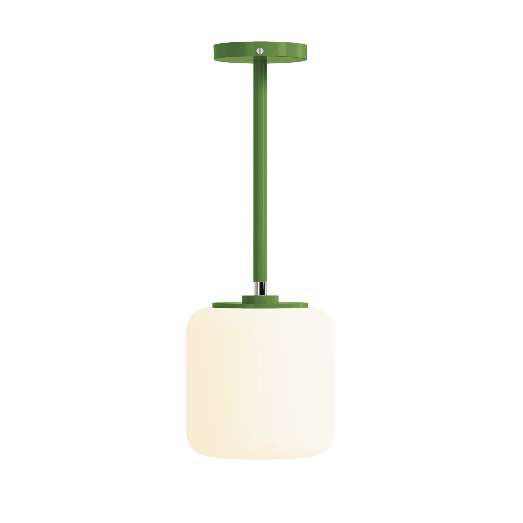 nickel and python green mino color pendant dutton brown lighting