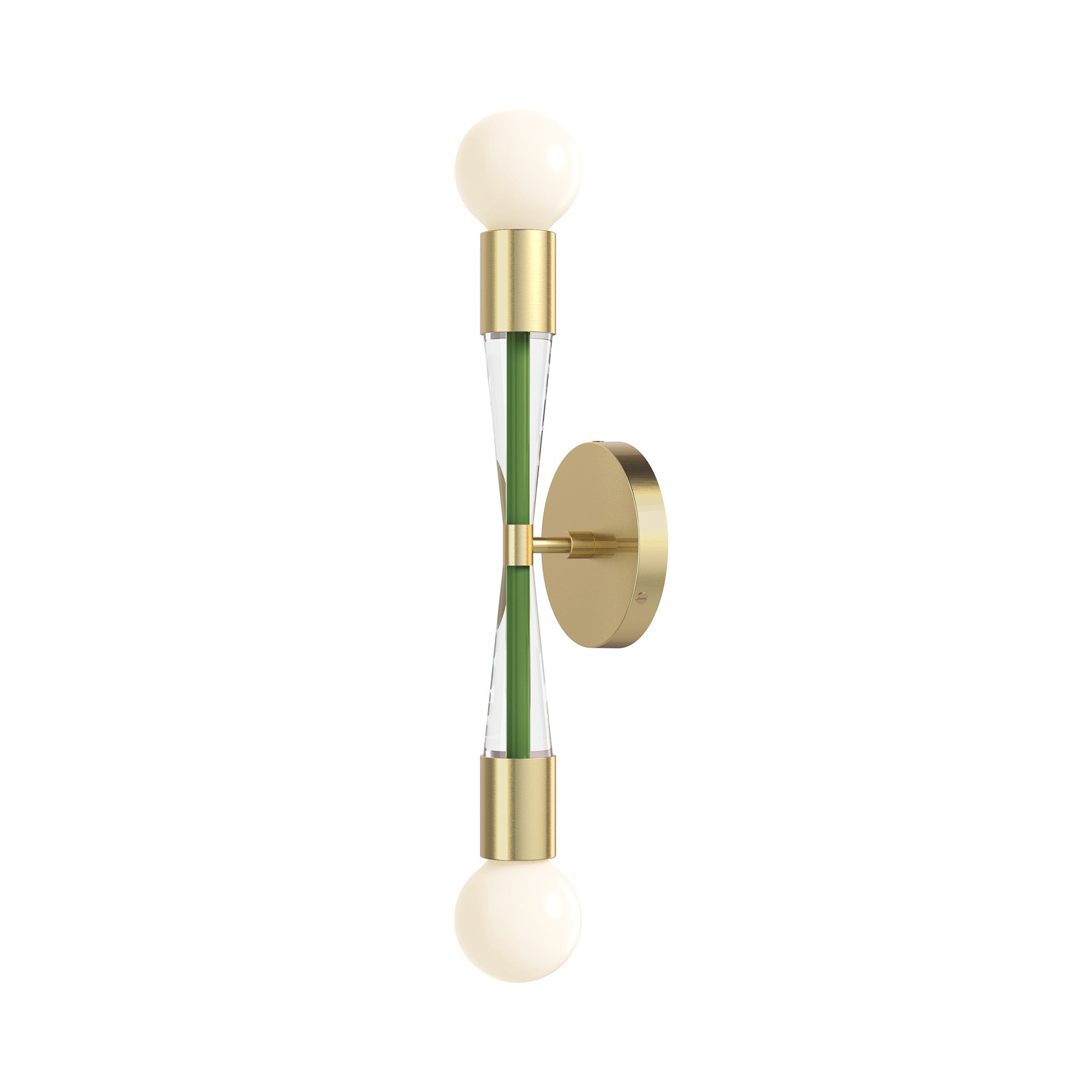 brass python green color phoenix sconce dutton brown lighting