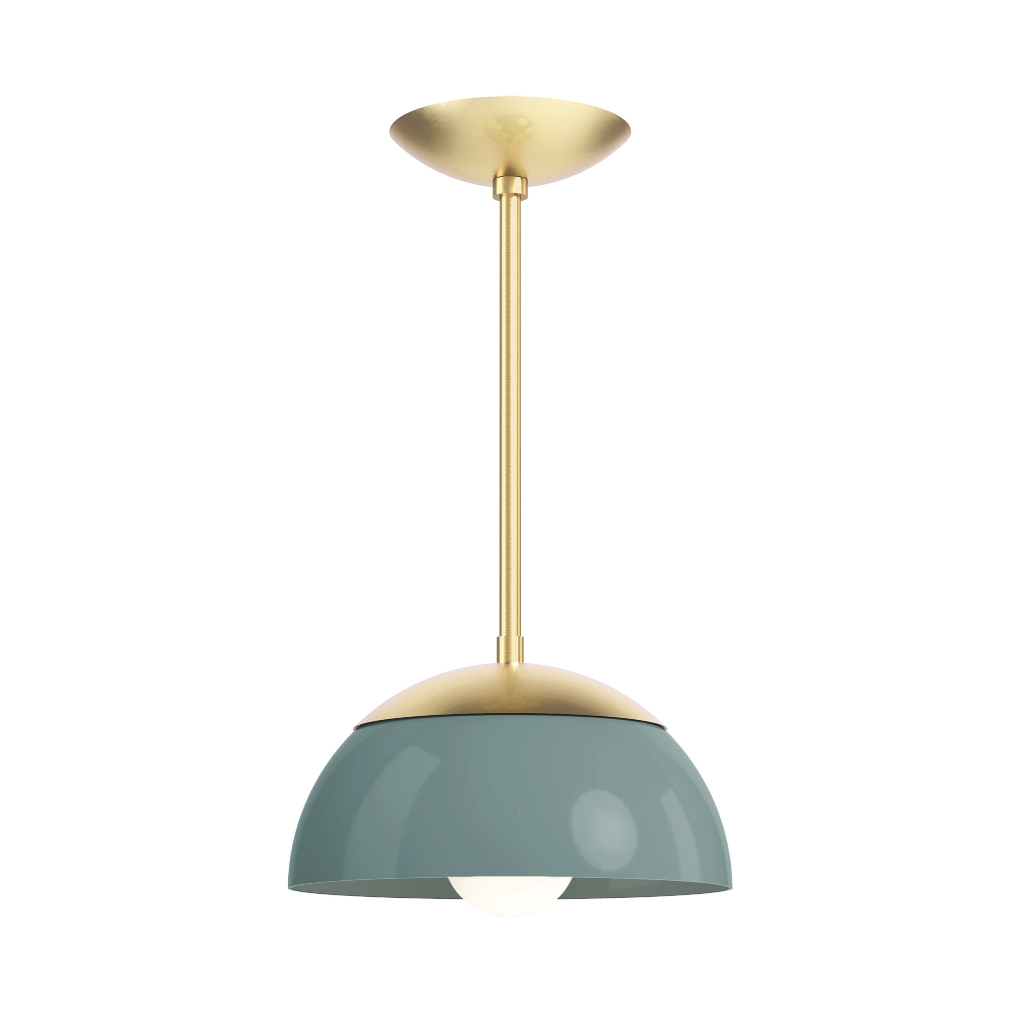 brass lagoon color cadbury pendant 10" dutton brown lighting