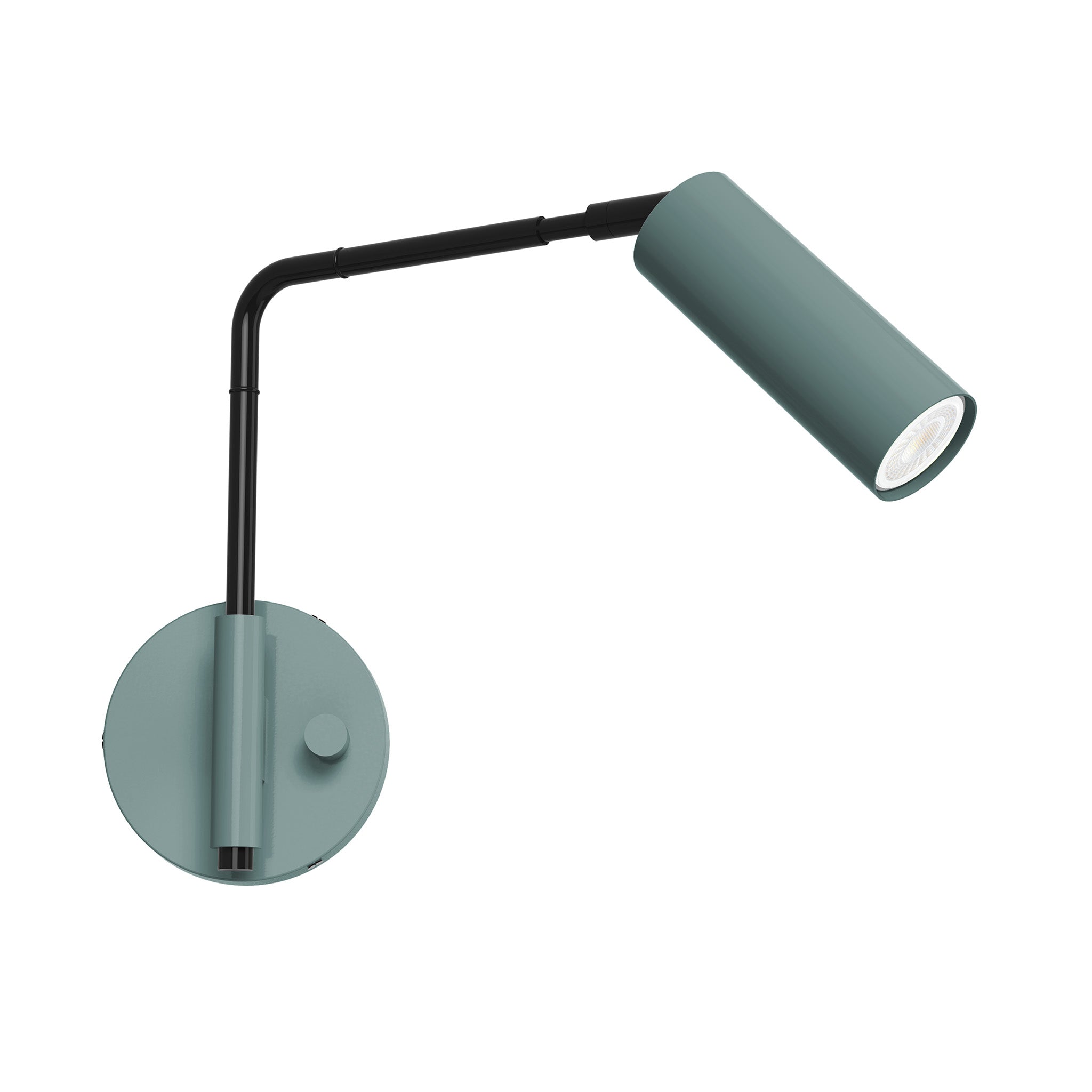 black lagoon color reader swing arm sconce - 9" arm dutton brown lighting