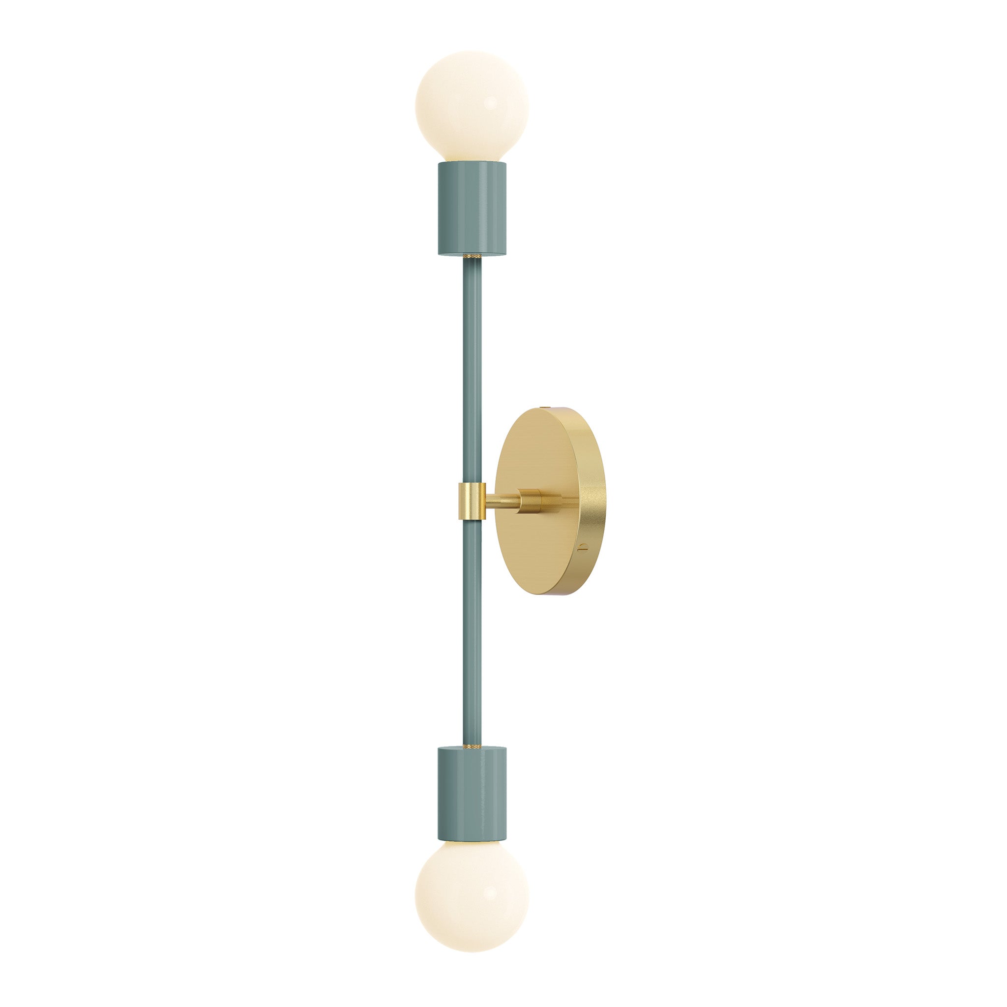 brass lagoon color scepter sconce 18" dutton brown lighting