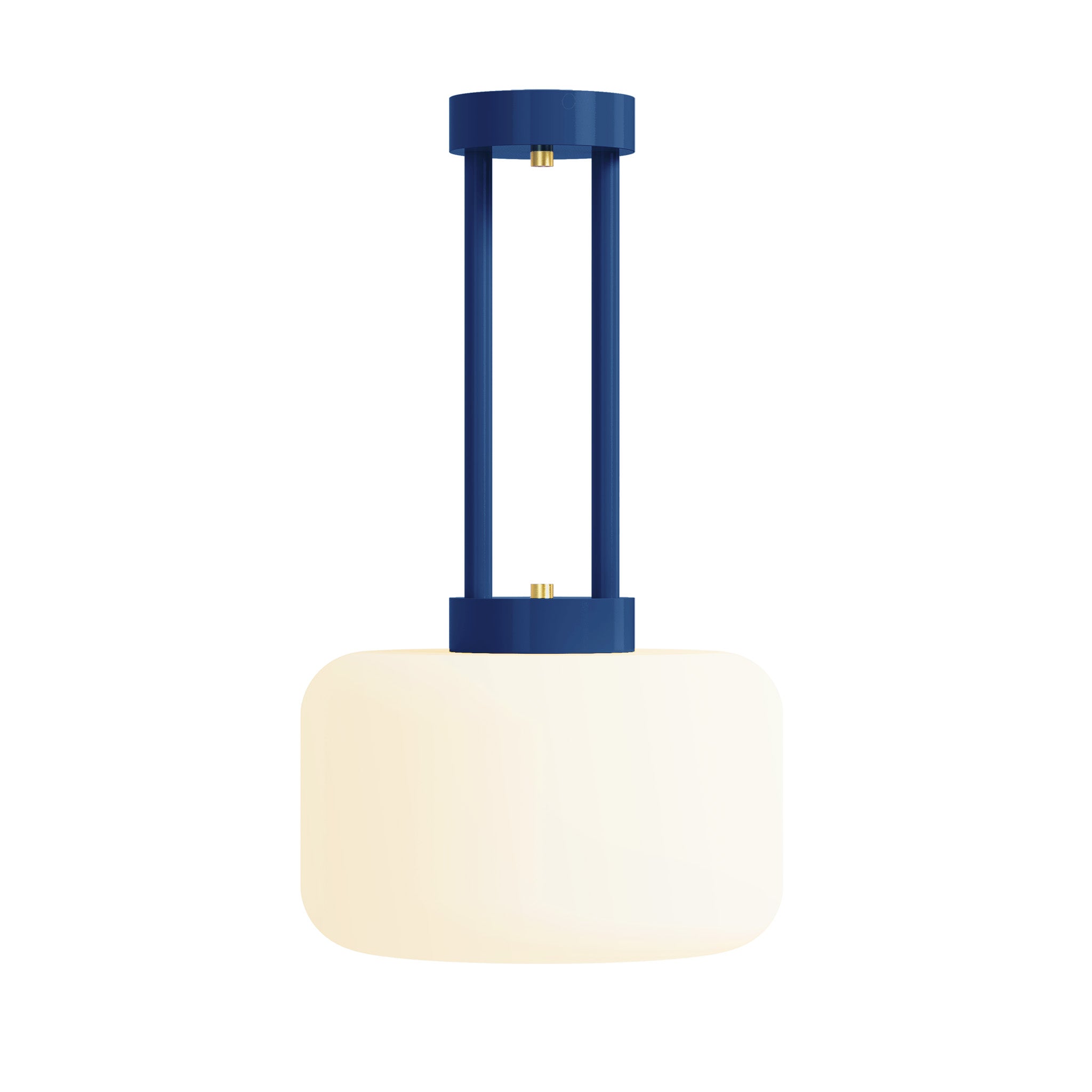 brass and cobalt maxo color pendant dutton brown lighting