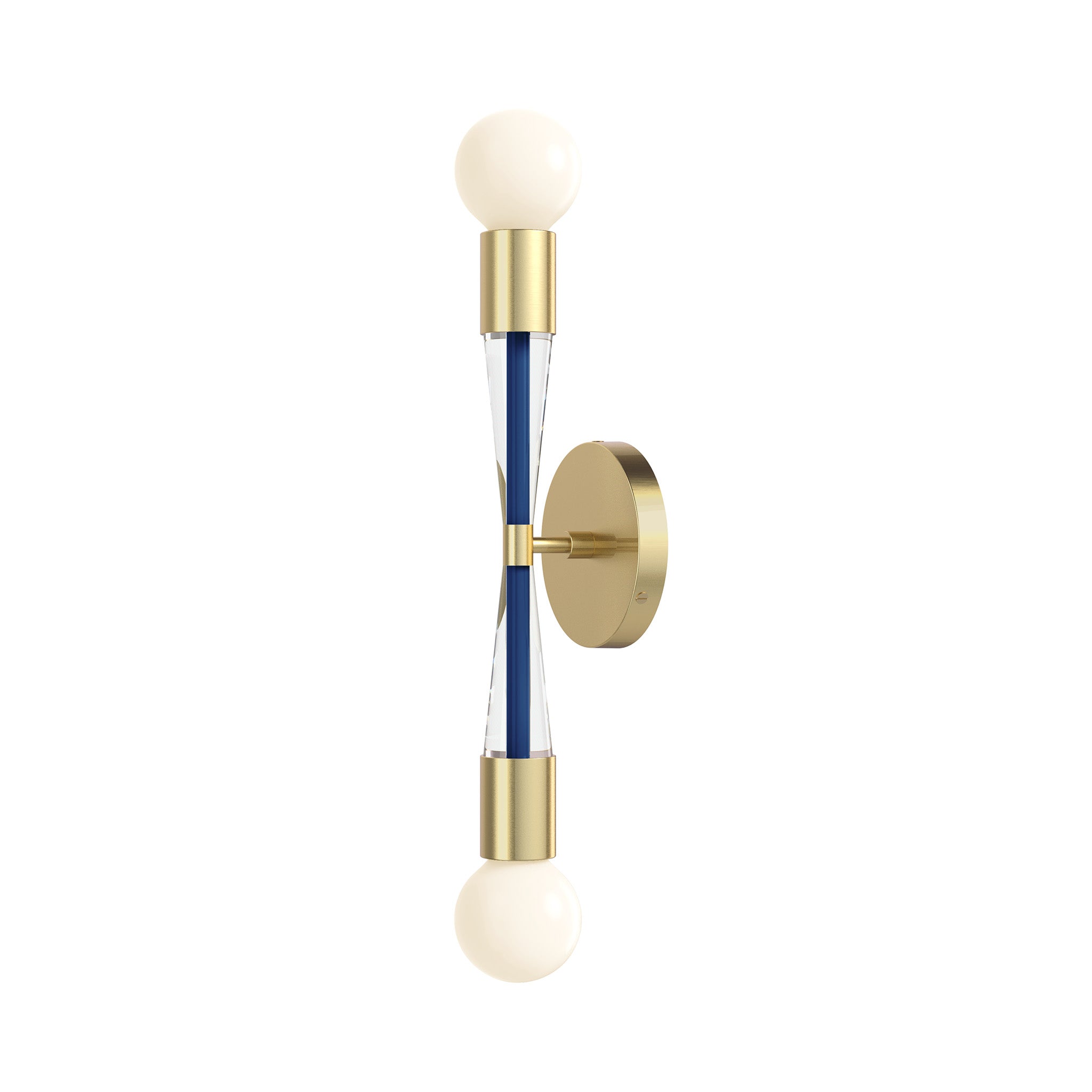 brass cobalt color phoenix sconce dutton brown lighting