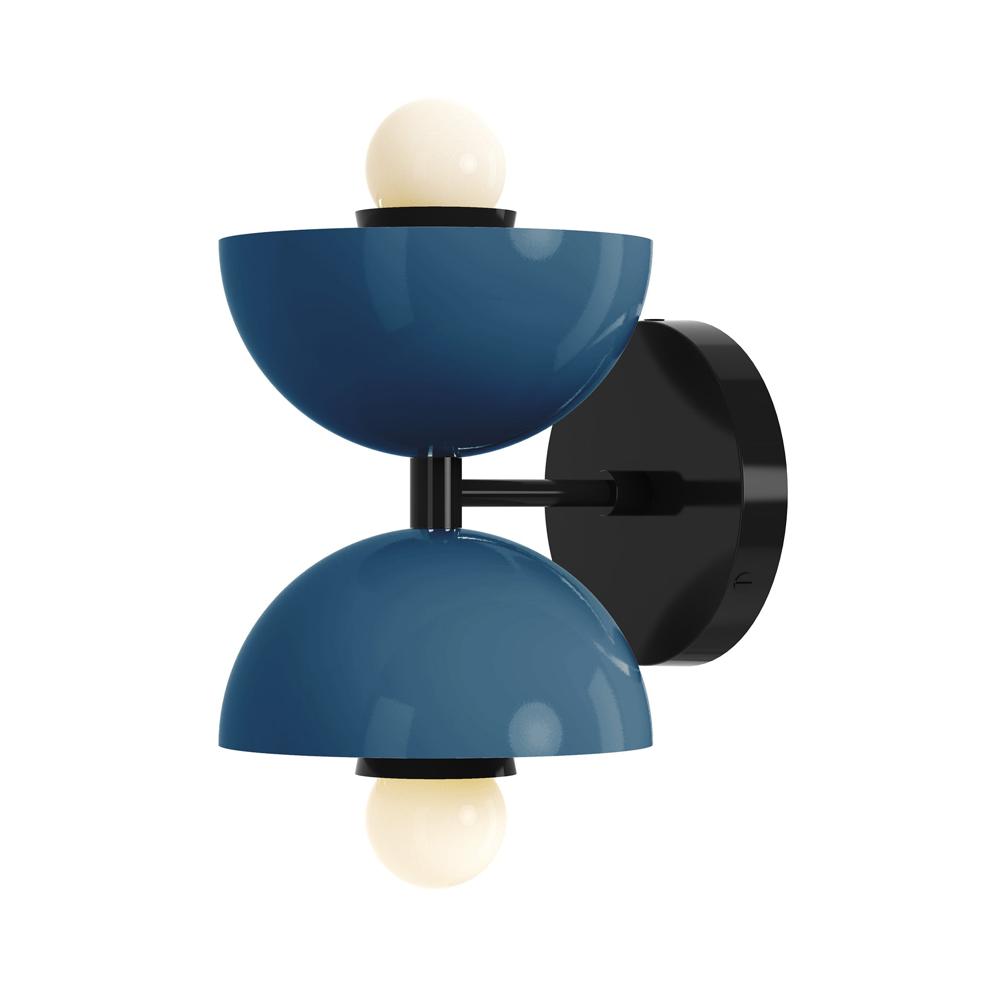 black slate blue color amigo sconce dutton brown lighting