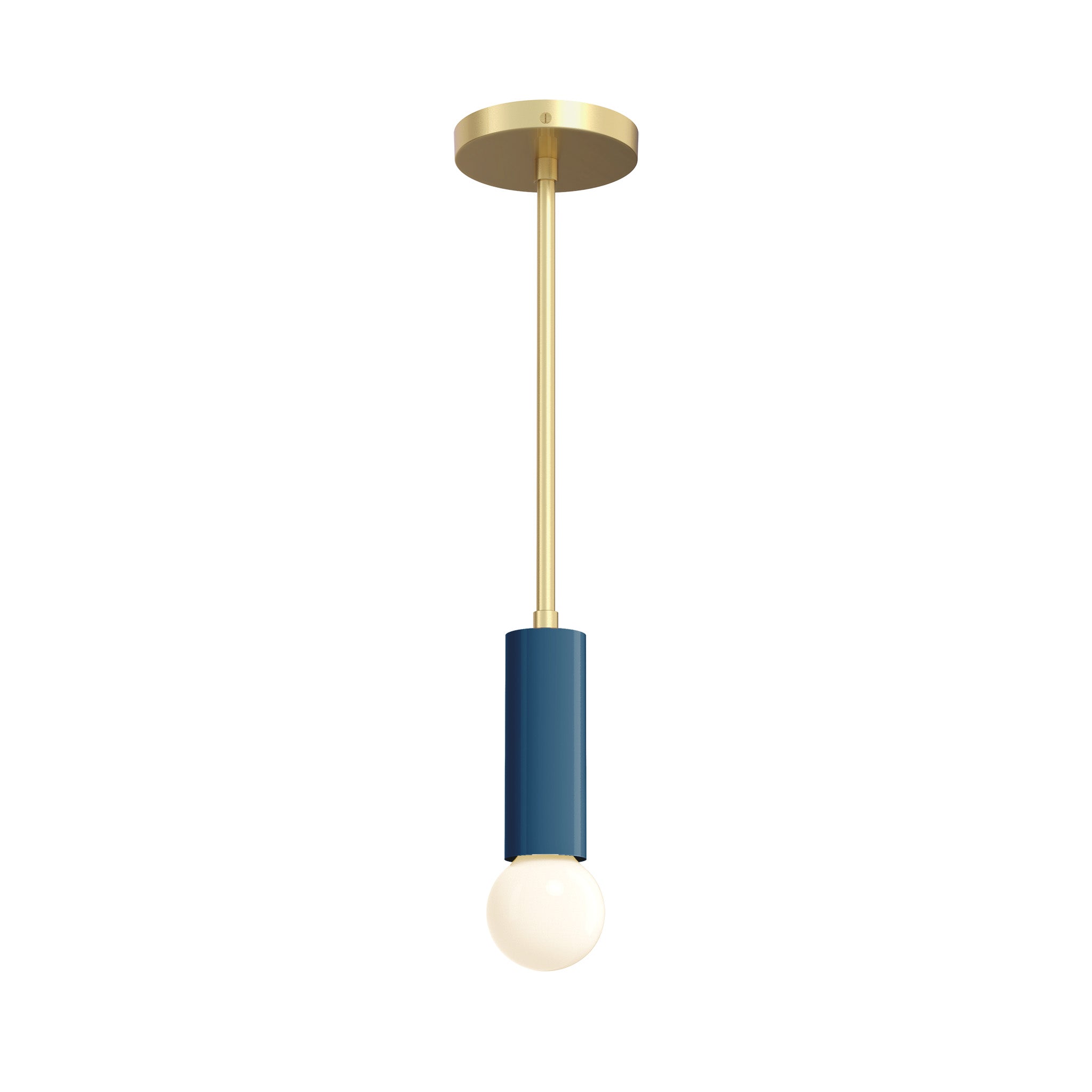 brass slate blue color eureka pendant dutton brown lighting