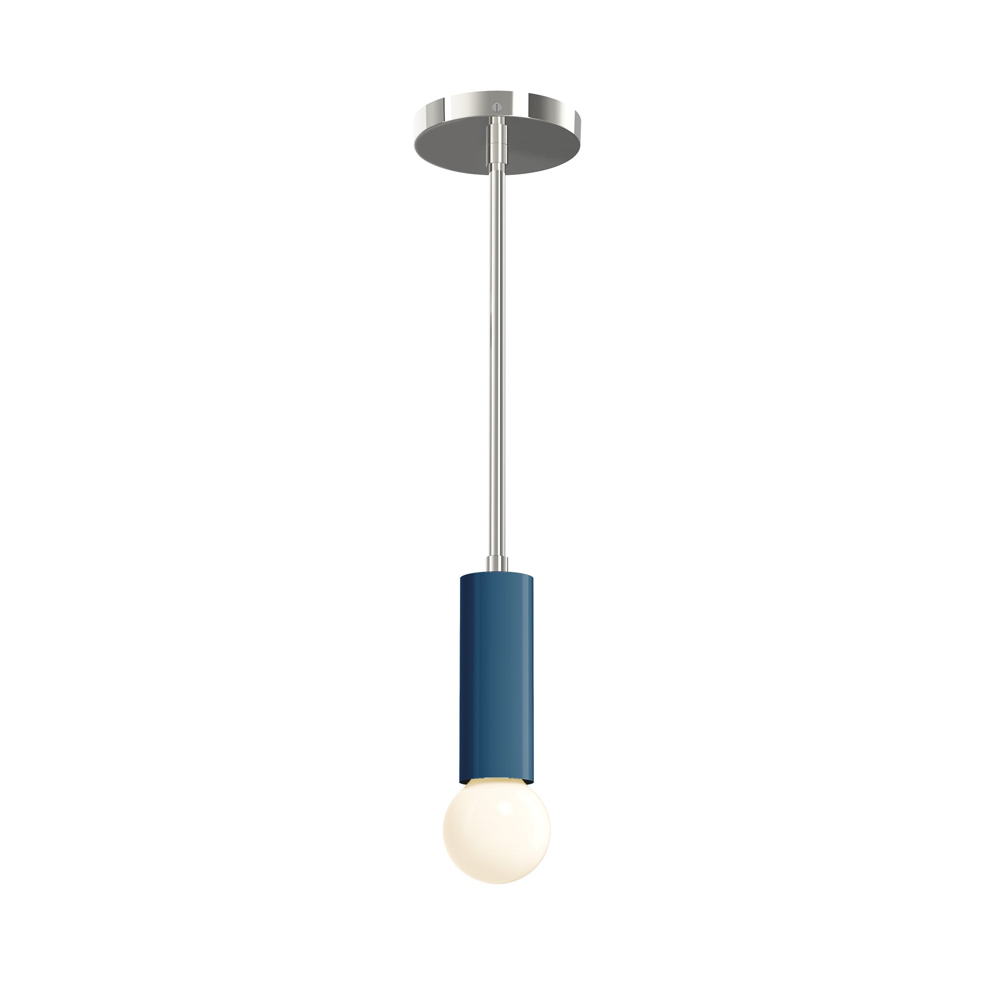 nickel slate blue color eureka pendant dutton brown lighting