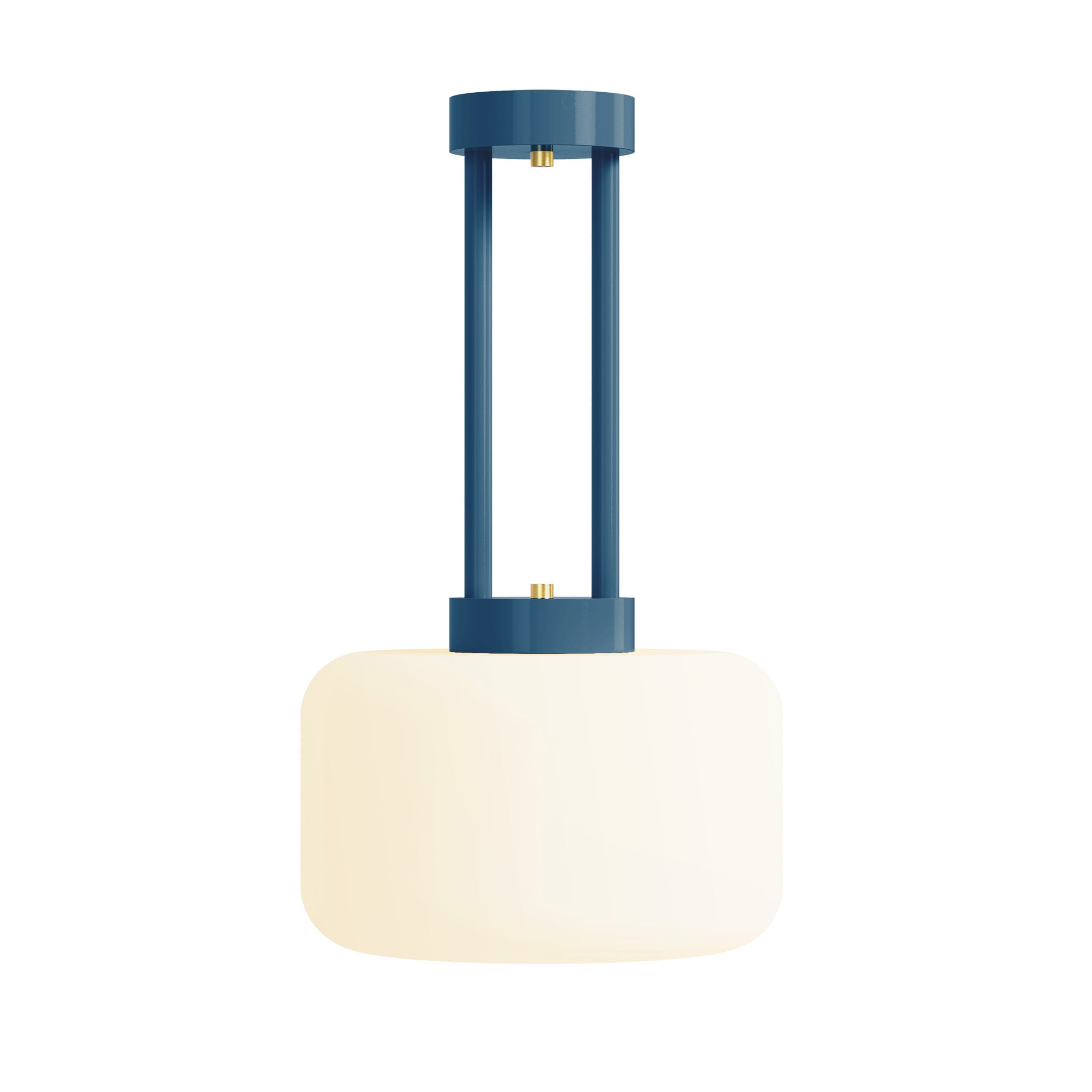 brass and slate blue maxo color pendant dutton brown lighting