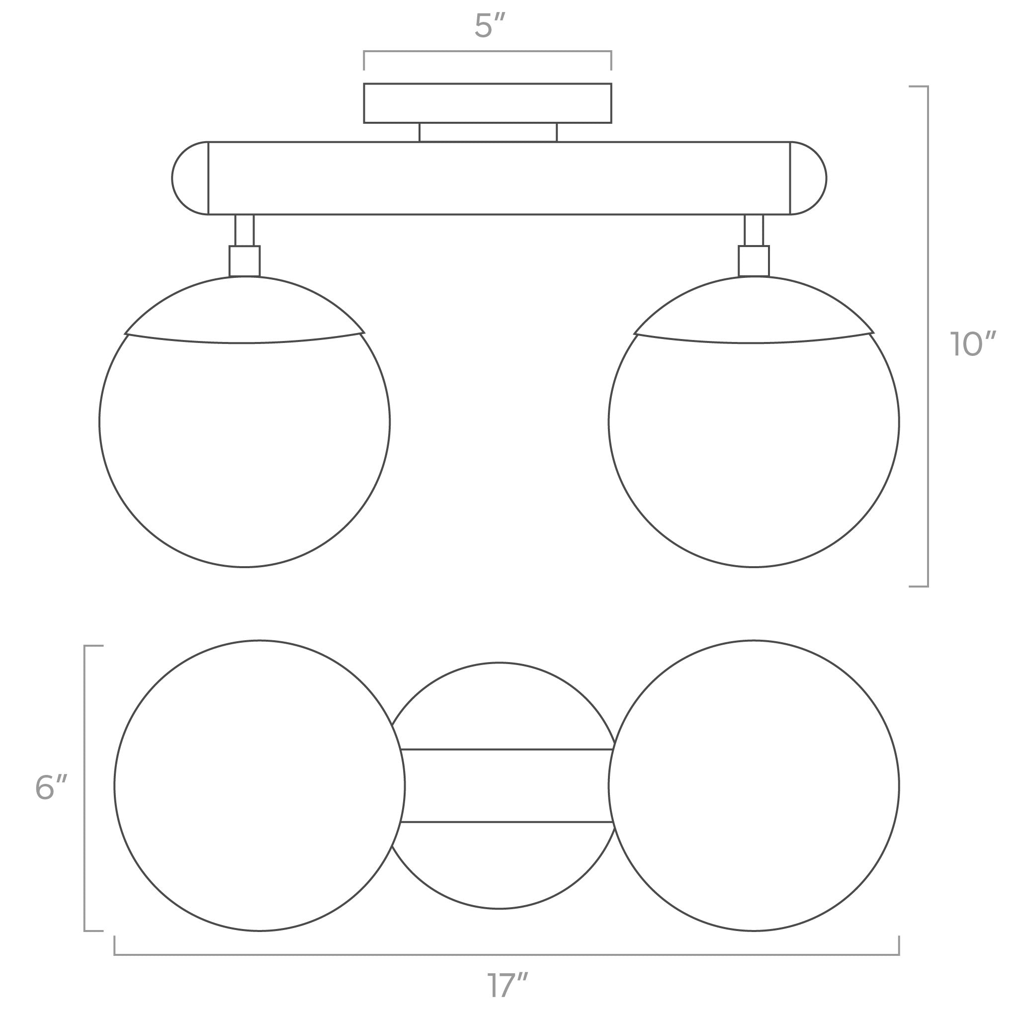 Color Icon 2 Flush Mount