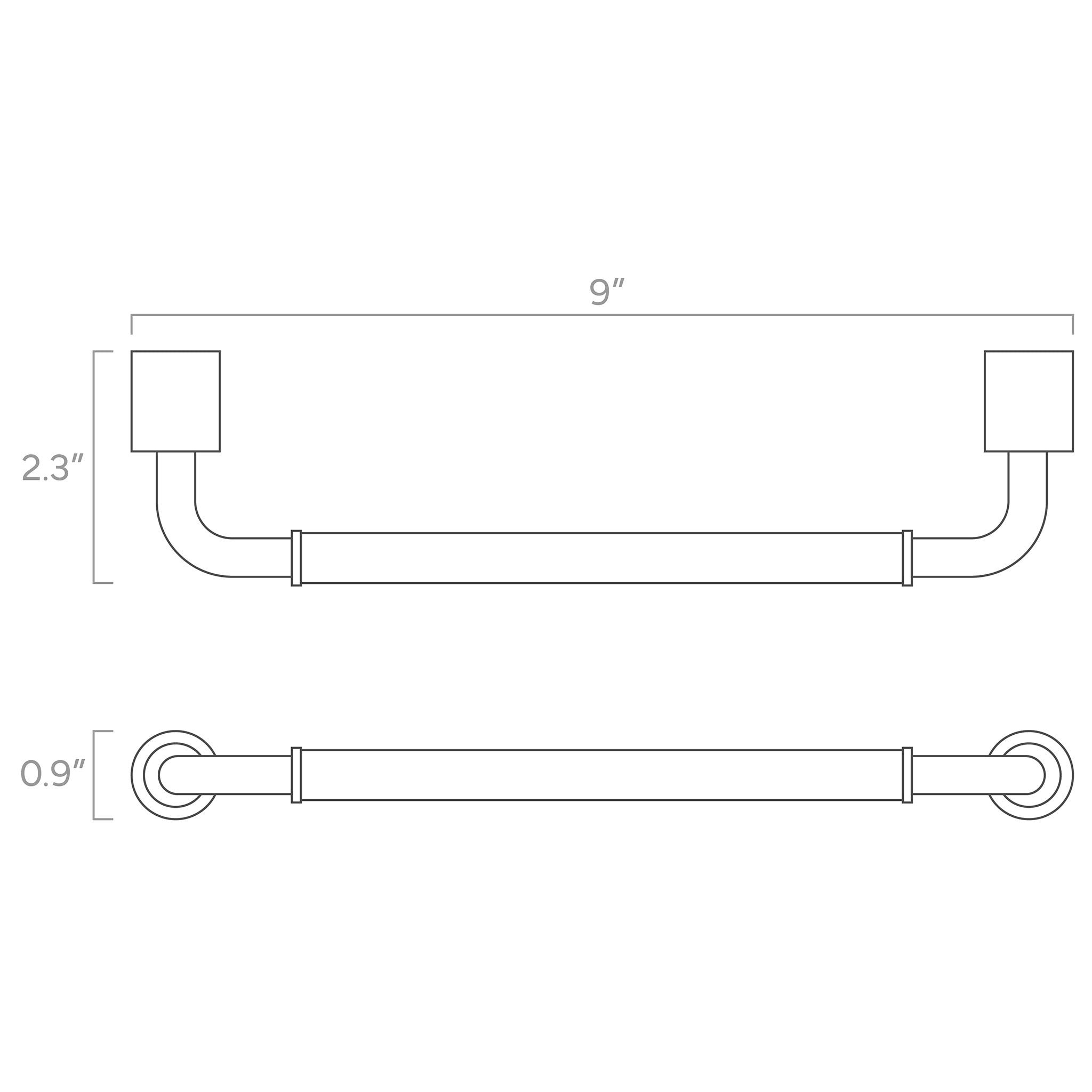 Towel bar online width