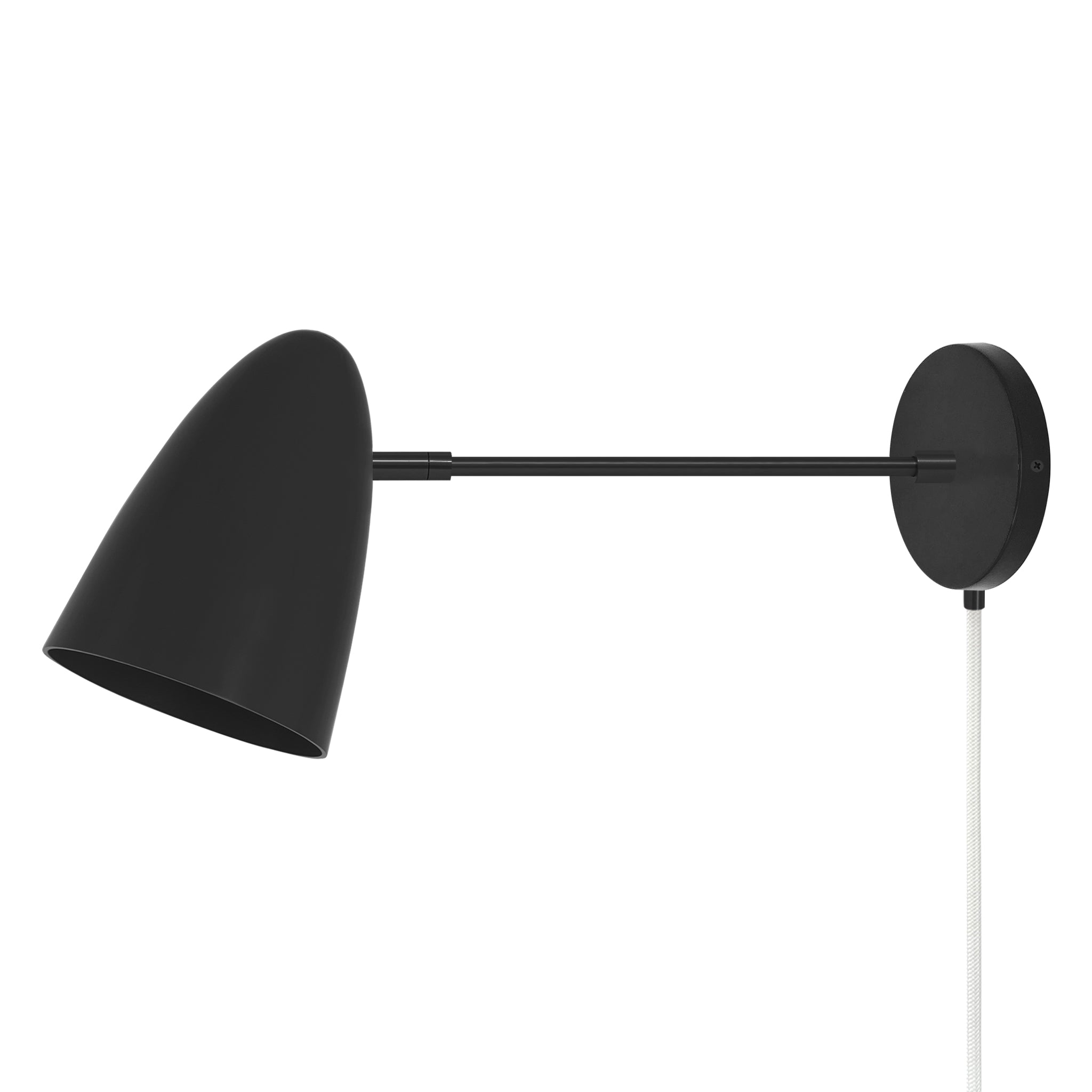 Black plug store in sconce