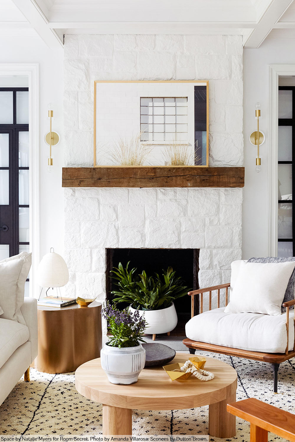 Fireplace deals sconce lighting