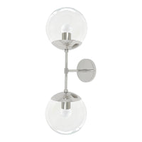 Cap Double Globe Wall Sconce 8