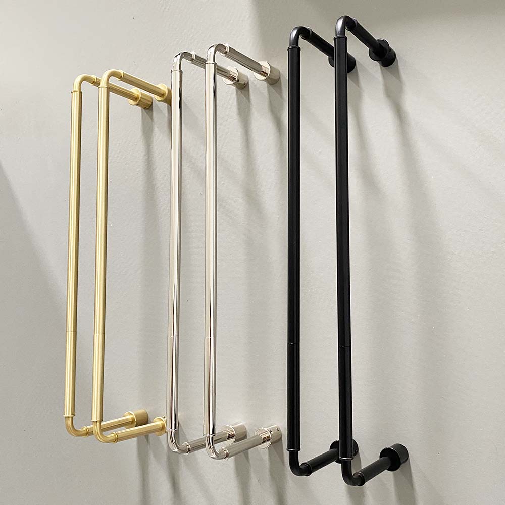 Brass bathroom towel discount holder