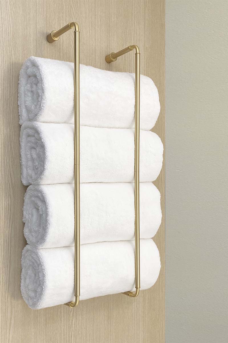 Towel wall online rack